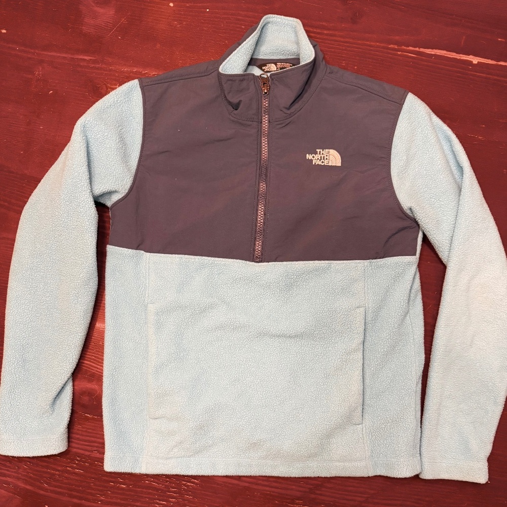 The North Face 1/4 Zip Youth Fleece Jacket.